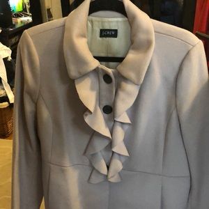 J.Crew Ruffle Front Jacket